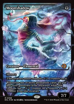 Moonshadow (0386) x1 1x FOIL Showcase Lorwyn Eclipsed ECL NM MTG - Image 1