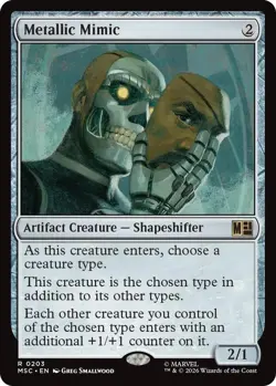 NM Metallic Mimic, MTG, Heroes Commander, Magic the Gathering, 203 - Image 1