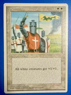 1 BANNED MTG Magic The Gathering Cruzade | Fourth Edition 4ED | NM - Image 1