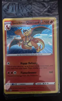 Special Delivery Charizard SWSH075 SWSH: Sword & Shield Promo Cards Holo Sealed - Image 3