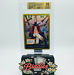 Dracule Mihawk Gold DON!! - One Piece Card Game Japanese / BGS 10 - Image 1