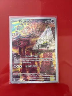 Pokemon TCG Scarlet & Violet Drowzee Illustration Card 210/198 M/NM condition - Image 1