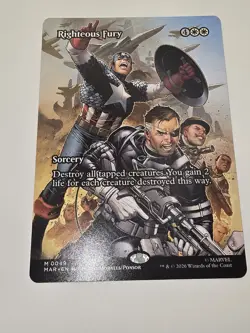 Righteous Fury (Borderless) Marvel Universe Eternal-Legal Regular - Image 1