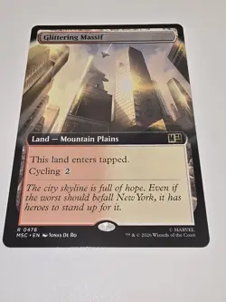 Glittering Massif (Extended Art) Commander: Marvel Super Heroes Regular - Image 1