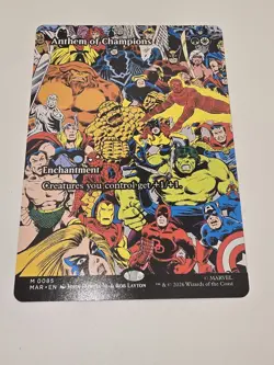 Anthem of Champions (Borderless) Marvel Universe Eternal-Legal Regular - Image 1