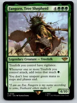 Fangorn, Tree Shepherd 166 The Lord of the Rings Magic: The Gathering NM - Image 1