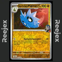 Team Rocket's Pupitar - 095/182 - Reverse Holo - Destined Rivals - NM/M - Image 1
