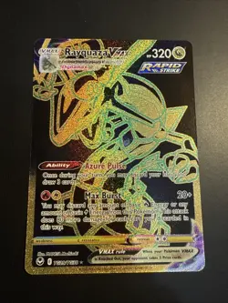 Pokemon TCG-Rayquaza VMAX TG29/TG30 Silver Tempest Trainer Gallery Rare - Image 1