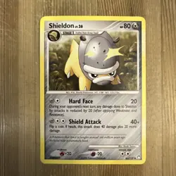 Shieldon - 63/123 - Uncommon LP English Pokemon Mysterious Treasures - Image 1