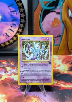 Pokemon TCG Mewtwo #12 Black Star Promo Vintage 1999 - Image 1