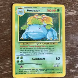 Venusaur 15/102 Base Set Holo Rare Pokemon TCG Played - Image 1