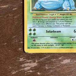 Venusaur 15/102 Base Set Holo Rare Pokemon TCG Played - Image 4