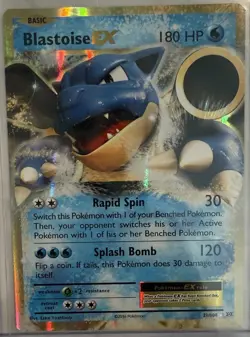 Blastoise EX 21/108 Holo EX Rare Evolutions Pokemon Holo Near Mint - Image 1