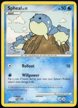 Spheal 102/123 Common Mysterious Treasures Pokemon Lightly Played - Image 1