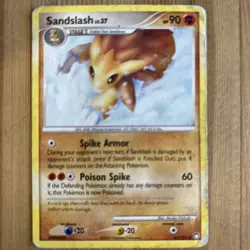 1x - Sandslash - 61/123 - Uncommon DMG English Pokemon Mysterious Treasures - Image 1