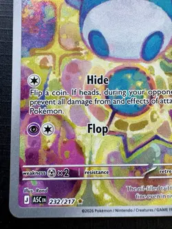 2026 Pokemon - Marill 232/217 - Ascended Heroes - ILLUSTRATION RARE HOLO - Image 4