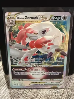 Pokemon TCG Hisuian Zoroark VSTAR Sword & Shield SWSH298 Black Star Promo NM - Image 1