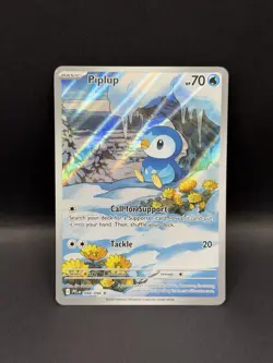 Piplup 098/094 IR Phantasmal Flames ILLUSTRATION RARE HOLO Pokemon English Me02 - Image 1