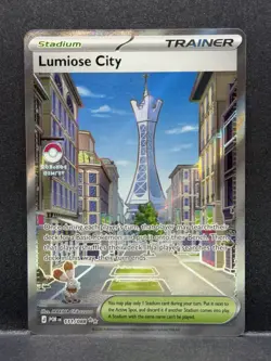 Lumiose City 111/088 Trainer Stadium Perfect Order Pokemon TCG NM - Image 1