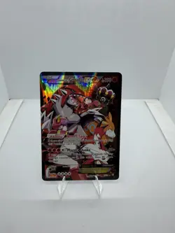 Pokemon TCG Team Magma's Groudon EX Holo Full Art Rare - Image 1