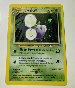 Pokemon Jumpluff 7/111 Holo Rare Neo Genesis WOTC LP - Image 1