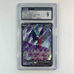 Pokemon Shadow Rider Calyrex V TG17/TG30 Astral Radiance Trainer Gallery CGC 9 - Image 1