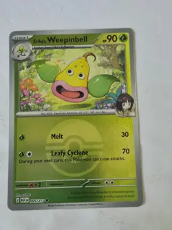 Erika's Weepinbell (Poke Ball) 005/217 Ascended Heroes Pokemon Reverse Holo NM - Image 1