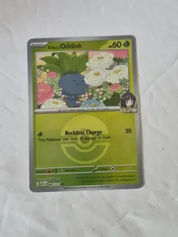 Erika's Oddish (Poke Ball) 001/217 Holo Ascended Heroes Pokemon Reverse Holo NM - Image 1