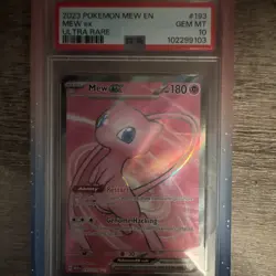 PSA 10 Mew ex 193/165 Scarlet & Violet 151 Holo English Ultra Rare - Image 1