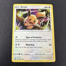Eevee - SWSH118 - Sword & Shield Black Star Promo - Holo - Pokemon TCG - LP - Image 1