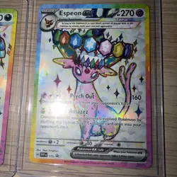 Pokemon TCG Prismatic Evolutions Umbreon 176 & Espeon 175 Ultra Rare Promo NM - Image 3