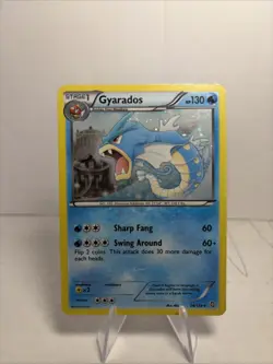 Gyarados Dragons Exalted 24/124 Holo Cosmos Holo Rare Pokemon TCG - LP/MP SWIRL - Image 1