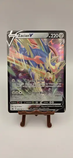 Zacian V 095/159 Crown Zenith Pokemon NM/M - Image 1