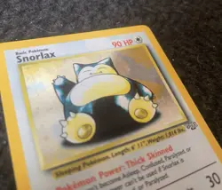 Pokemon TCG Snorlax 11/64 Holo Rare LP (1999 Jungle) *MINT* Never Played * - Image 2