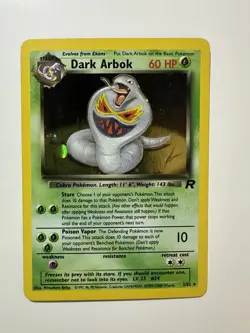 Pokemon TCG Dark Arbok Team Rocket Holo Unlimited Holo Rare 2/82 LP - Image 2