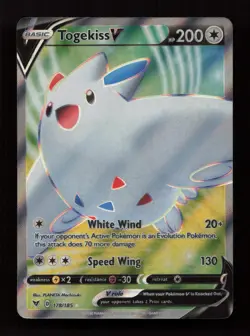 Togekiss V 178/185 Ultra Rare Vivid Voltage Pokemon Near Mint - Image 1
