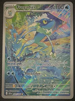 Frogadier 089/086 Illustration Rare ME: Chaos Rising Pokemon TCG NM - Image 1