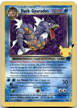 Dark Gyarados 82/82 Holo Celebrations: Classic Collection Near Mint - Image 1