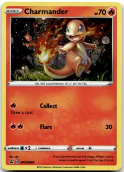 Charmander SWSH092 Holo Promo Sword & Shield Promos Near Mint - Image 1