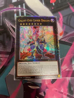 YUGIOH - GALAXY EYES CIPHER DRAGON - MP24 - NM - 1ST ED - QUARTER CENTURY - Image 1