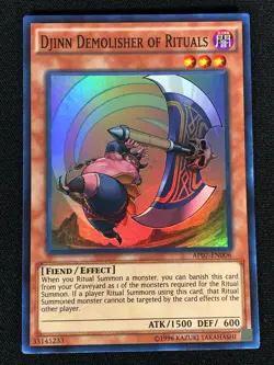 Yugioh Djinn Demolisher of Rituals AP07-EN006 Super (NM) - Image 1
