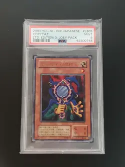 2001 YU-GI-Oh! Japanese Limited Edition 3: Joey Pack L305 Copycat PSA - Image 1