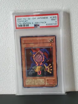 2001 YU-GI-Oh! Japanese Limited Edition 3: Joey Pack L305 Copycat PSA - Image 5