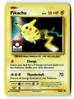 Pokemon Card Pikachu - Pokemon League Holo LP League & Championship Cards XY202 - Image 1