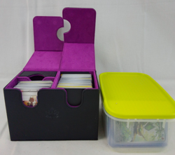 Trading Card Game Deck Box with Pokemon Card Collection Approx 300 Plus Cards - Image 1