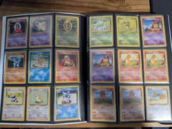 Pokemon Vintage TCG Binder Collection 300+ cards including some holo's - Image 1