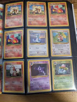 Pokemon Vintage TCG Binder Collection 300+ cards including some holo's - Image 2