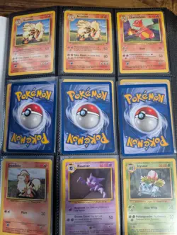 Pokemon Vintage TCG Binder Collection 300+ cards including some holo's - Image 3