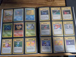 Pokemon Vintage TCG Binder Collection 300+ cards including some holo's - Image 5