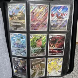 Pokemon Card Binder Collection 300+ Cards Rare Holos, EX, GX, V, VSTAR, Full Art - Image 3